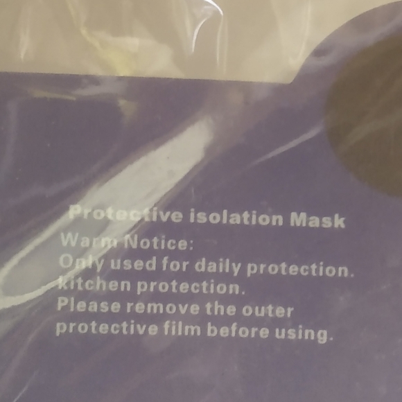 Face Shield (3/15$) Covering Clear Transparent Print Design Koala - Picture 3 of 6